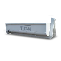 Manufactured new hook bin with rolled sides 10m3, white colour