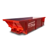 Manufactured new marrel bin 5m3, colour red