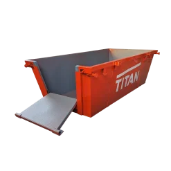 Manufactured new skip bin 4m, orange colour