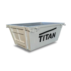 Manufactured new skip bin 3m, white colour