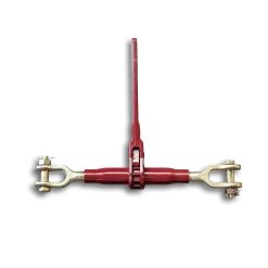 Ratchet load binder with jaw end