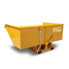 Manufacture tippler bin 1.5m yellow